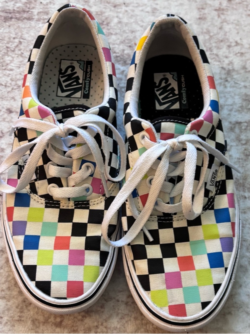 Vans MoMA ComfyCush Era Sneakers size Women 7.5 and Men 5.5 EUC
